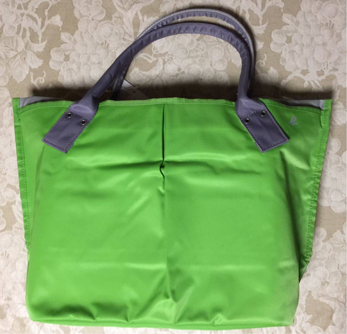 Agnes b tote bag (green)
