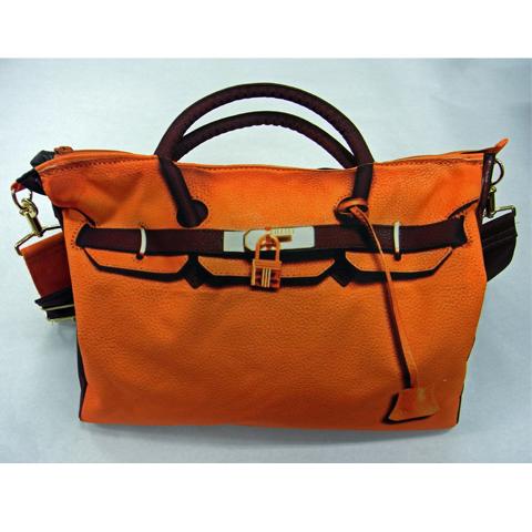T.A.T.A. BABY Photo Print Bag (L) Orange / Brown (In stock)