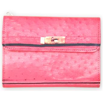T.A.T.A. BABY 2011 SS PHOTO PRINT Wallet Ostrich shocking pink
